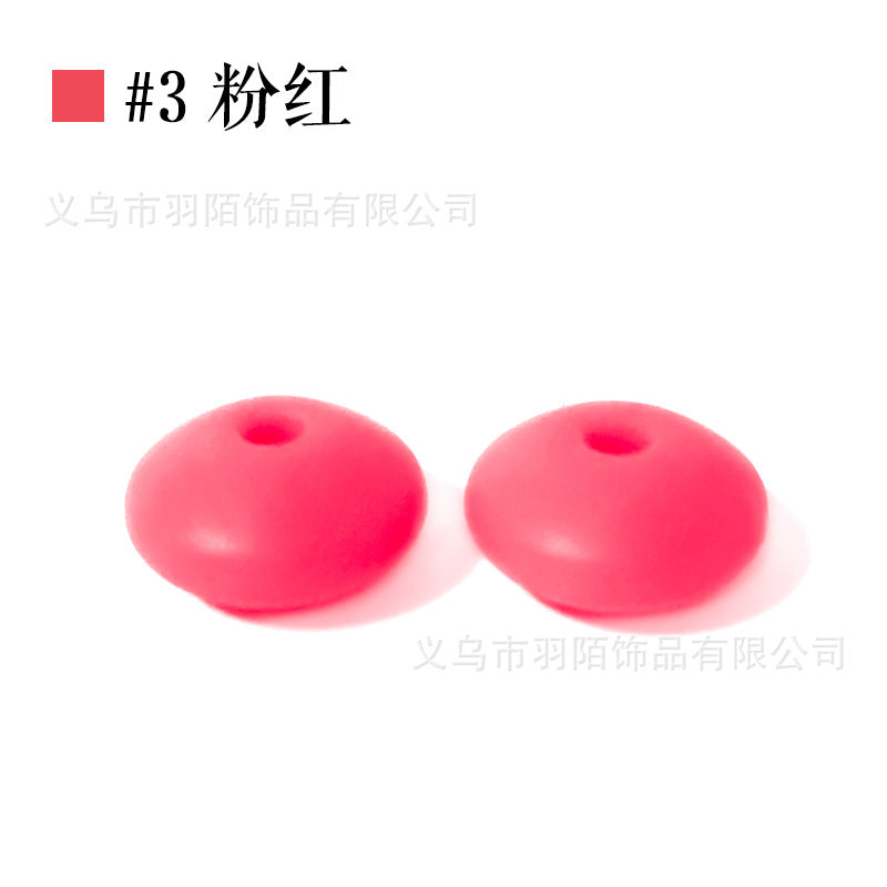 Wholesale 100PCS Silicone Abacus Beads